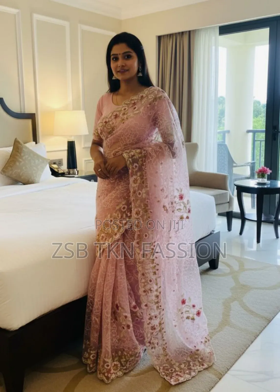 Georgette Organza Saree নতুন আপডেট আপুদের জন্য