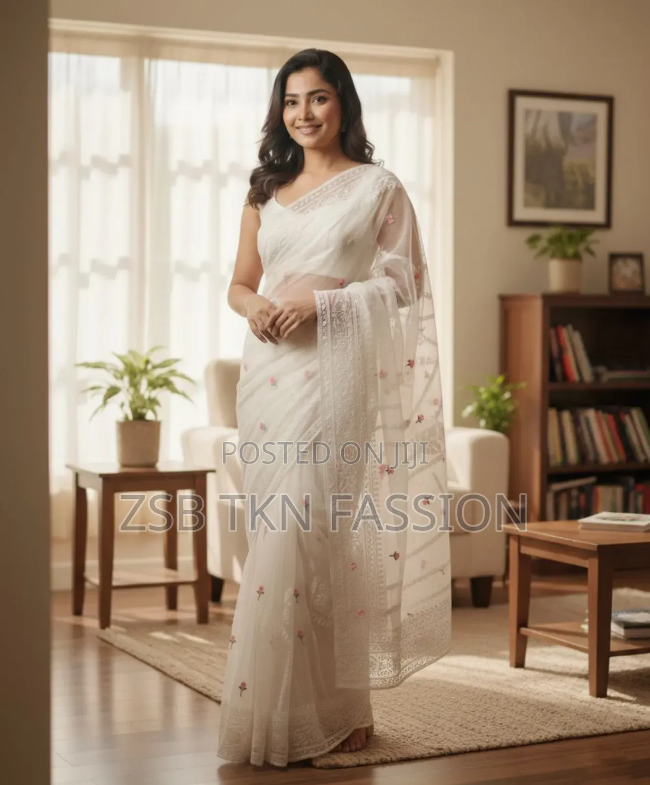 Georgette Organza Saree নতুন আপডেট আপুদের জন্য