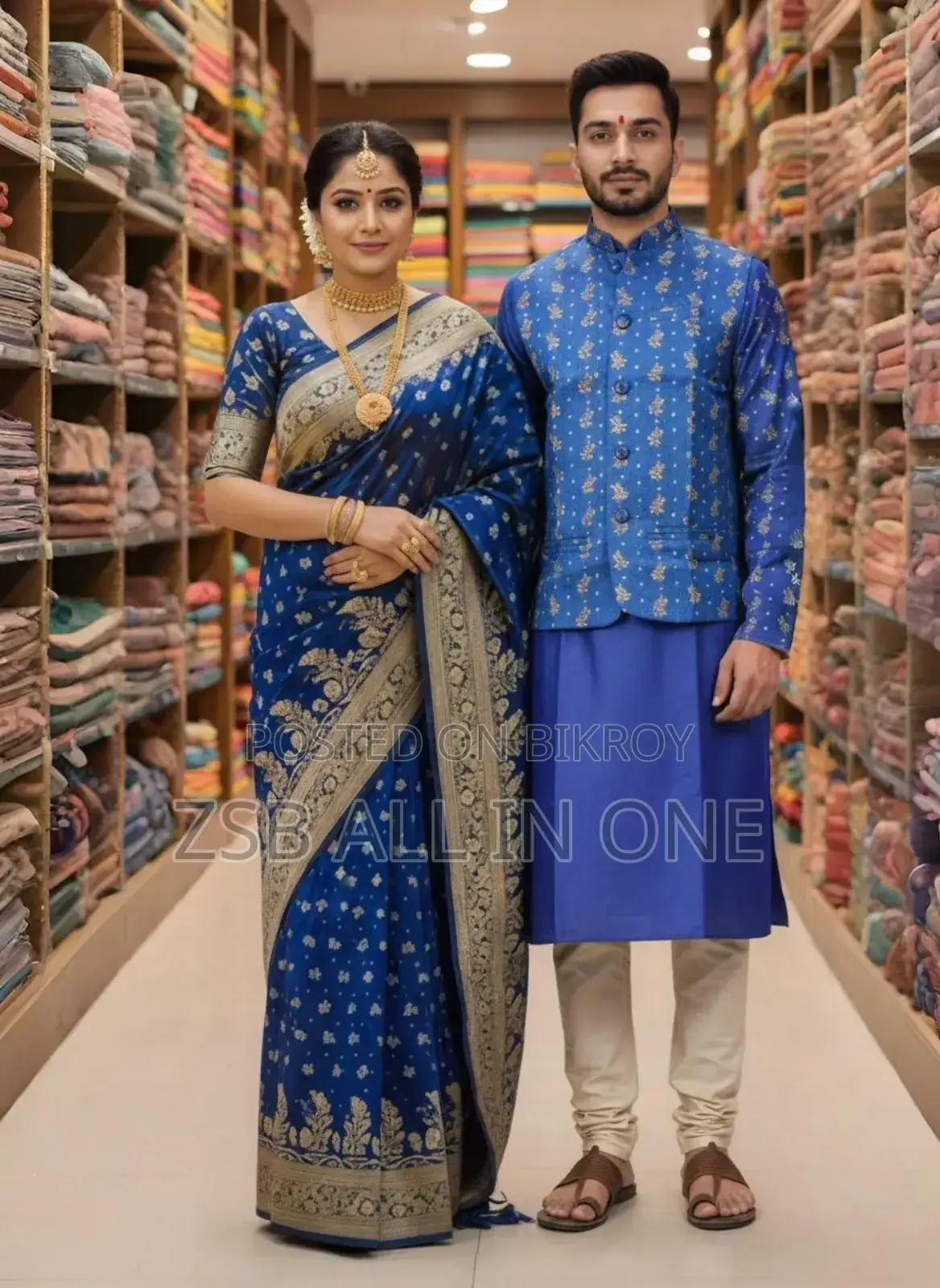শাড়ি পাঞ্জাবি কাপল উইথ কটি নতুন আপডেট
