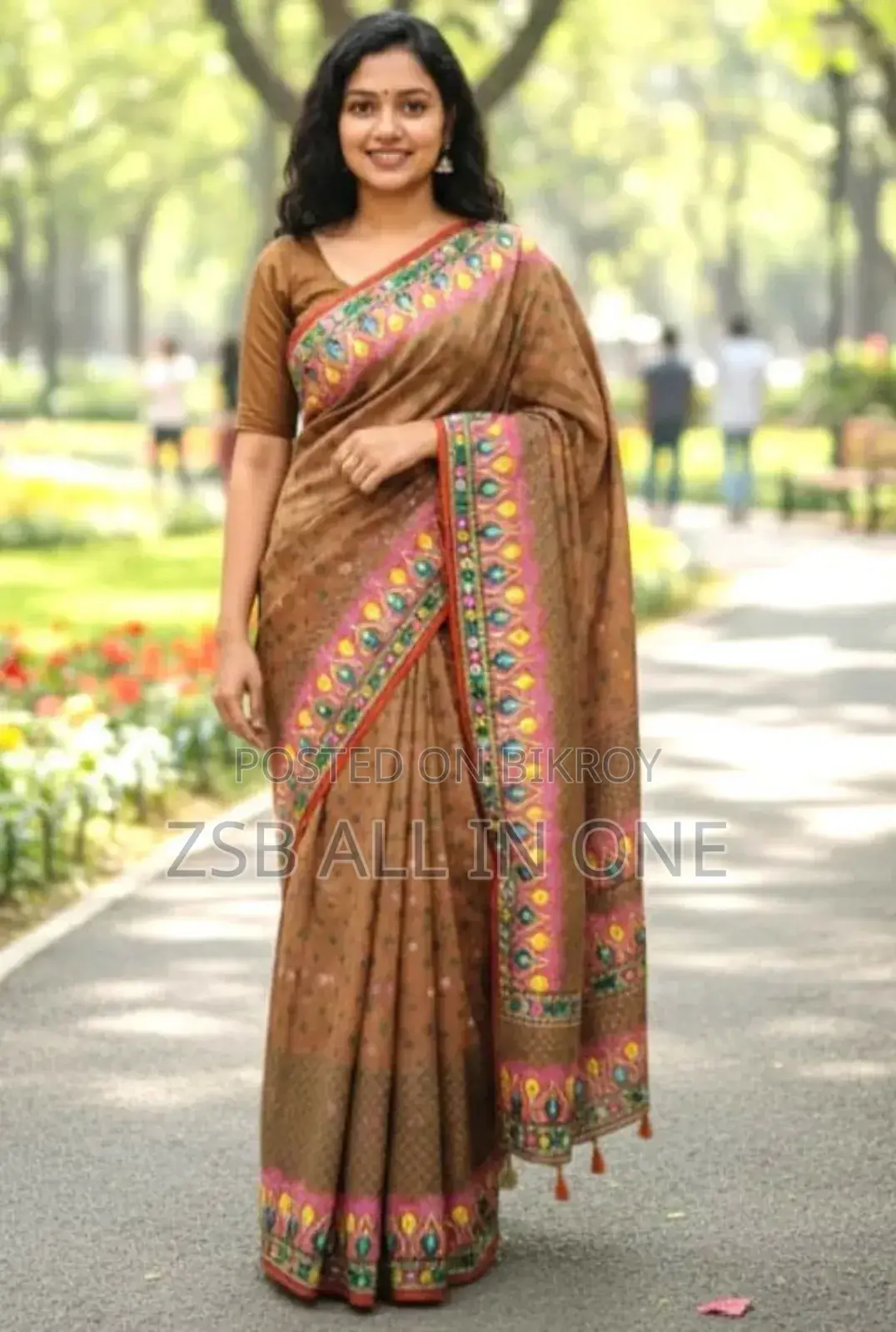 Premium Silk Boutique Skin Print Saree New Update Collection