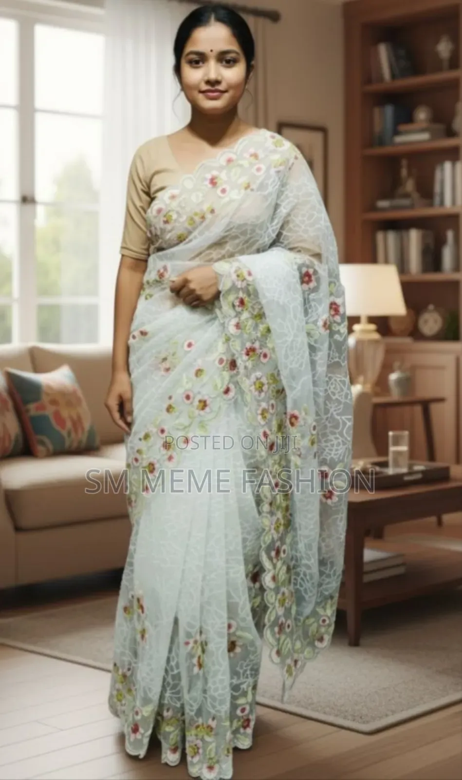 Georgette Organza Saree