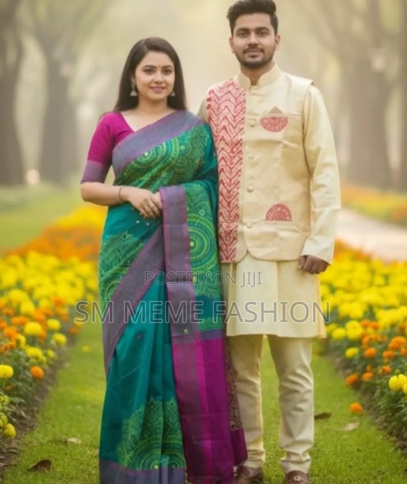 Sharee Panjabi Couple With Koti