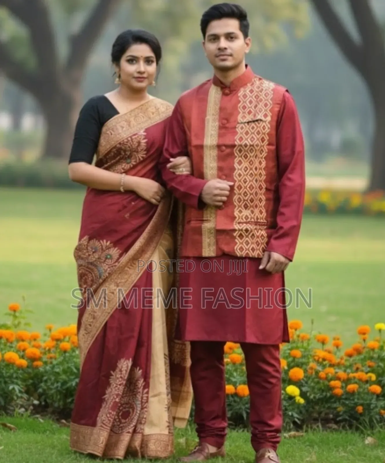Sharee Panjabi Couple With Koti