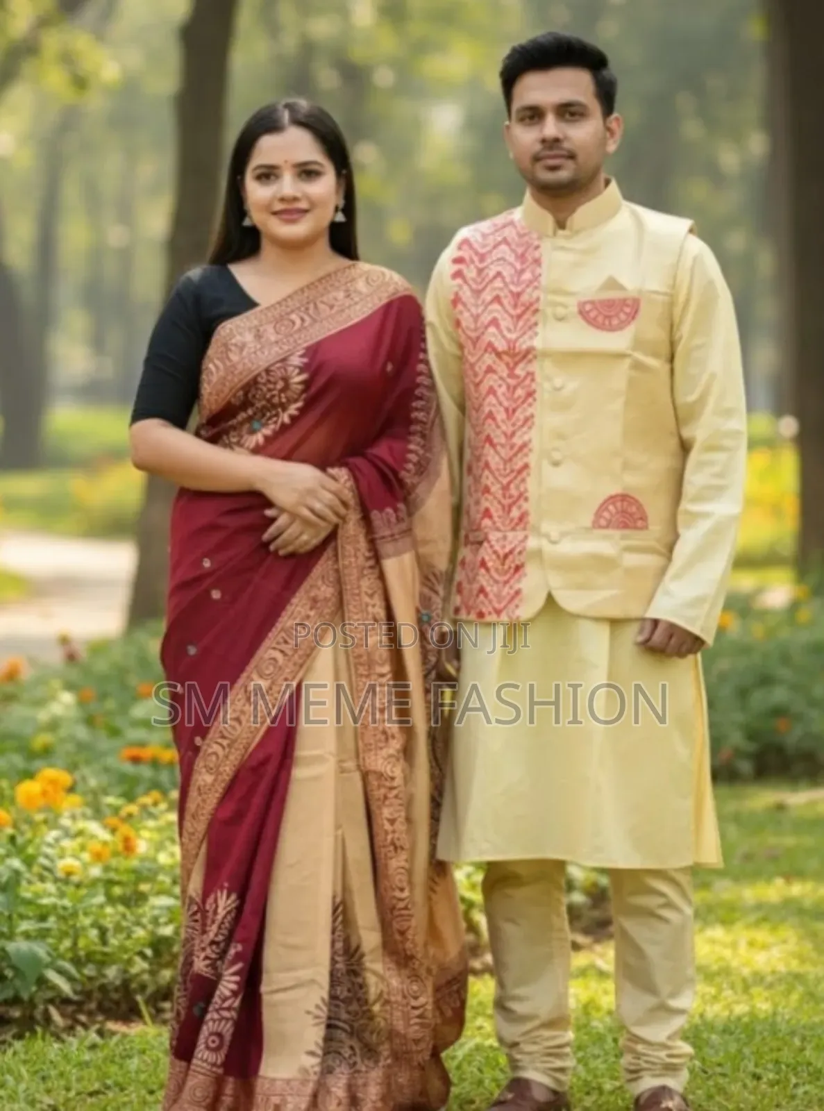 Sharee Panjabi Couple With Koti
