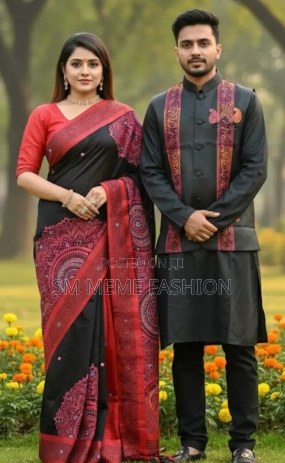 Sharee Panjabi Couple With Koti