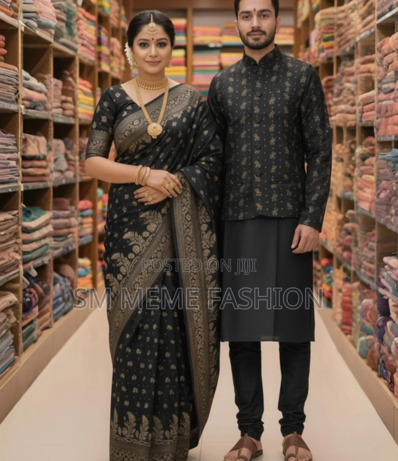 Sharee Panjabi Couple With Koti