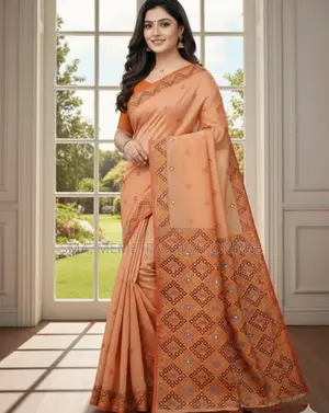 Premium Silk Boutique Skin Print Shari