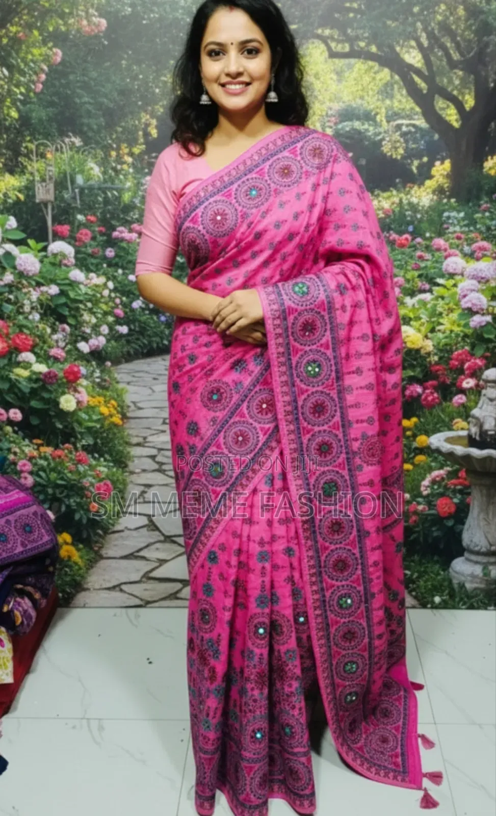 Premium Silk Boutique Skin Print Saree