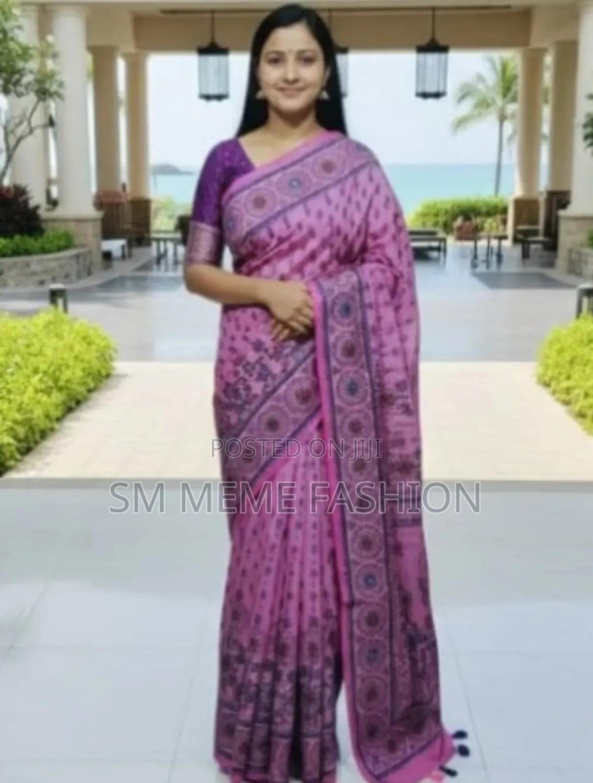 Premium Silk Boutique Skin Print Saree