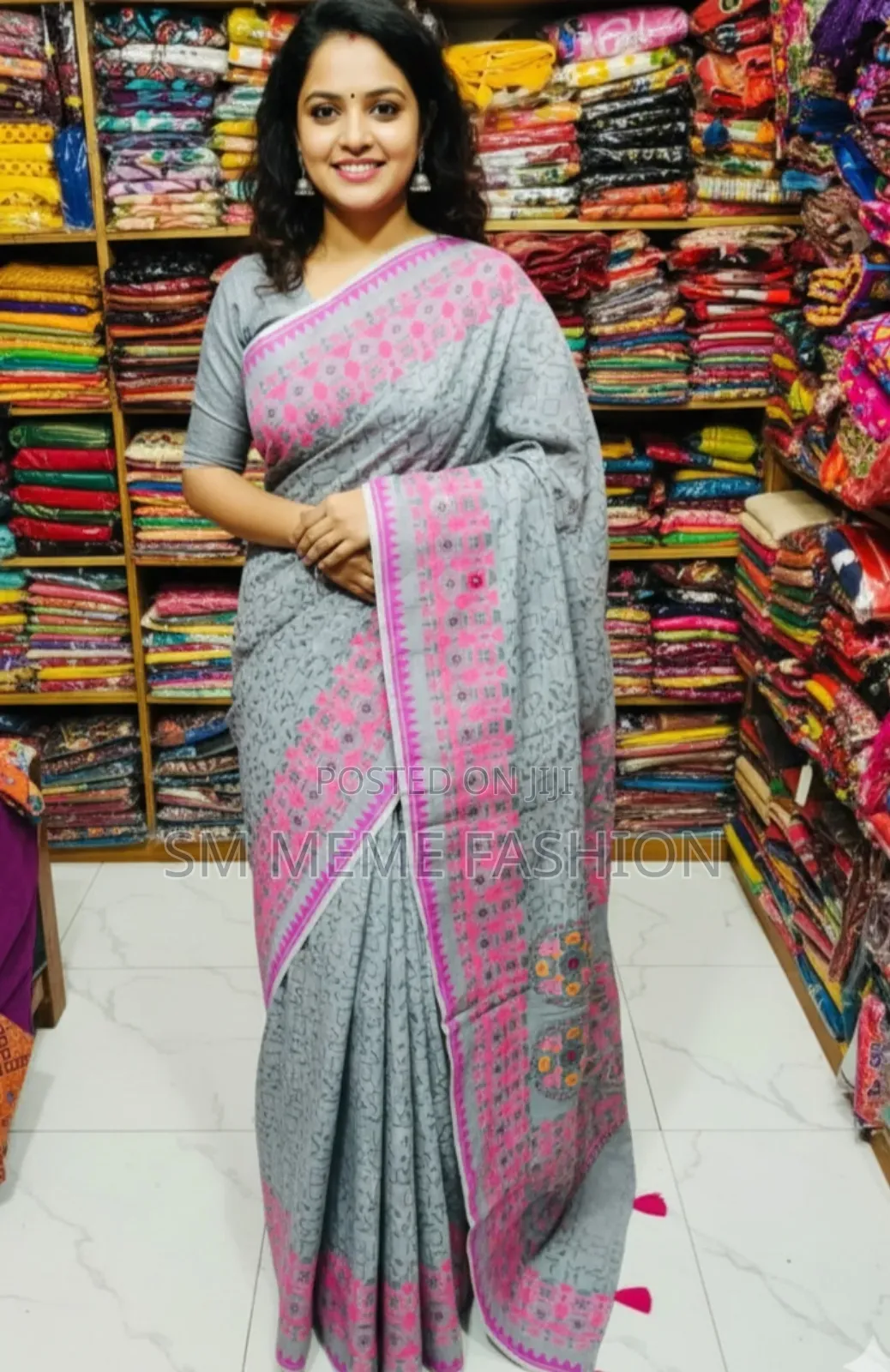 Premium Silk Boutique Skin Print Saree