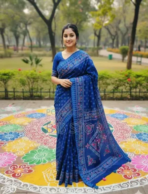 Photo - Premium Silk Boutique Skin Print Shari নতুন আপডেট