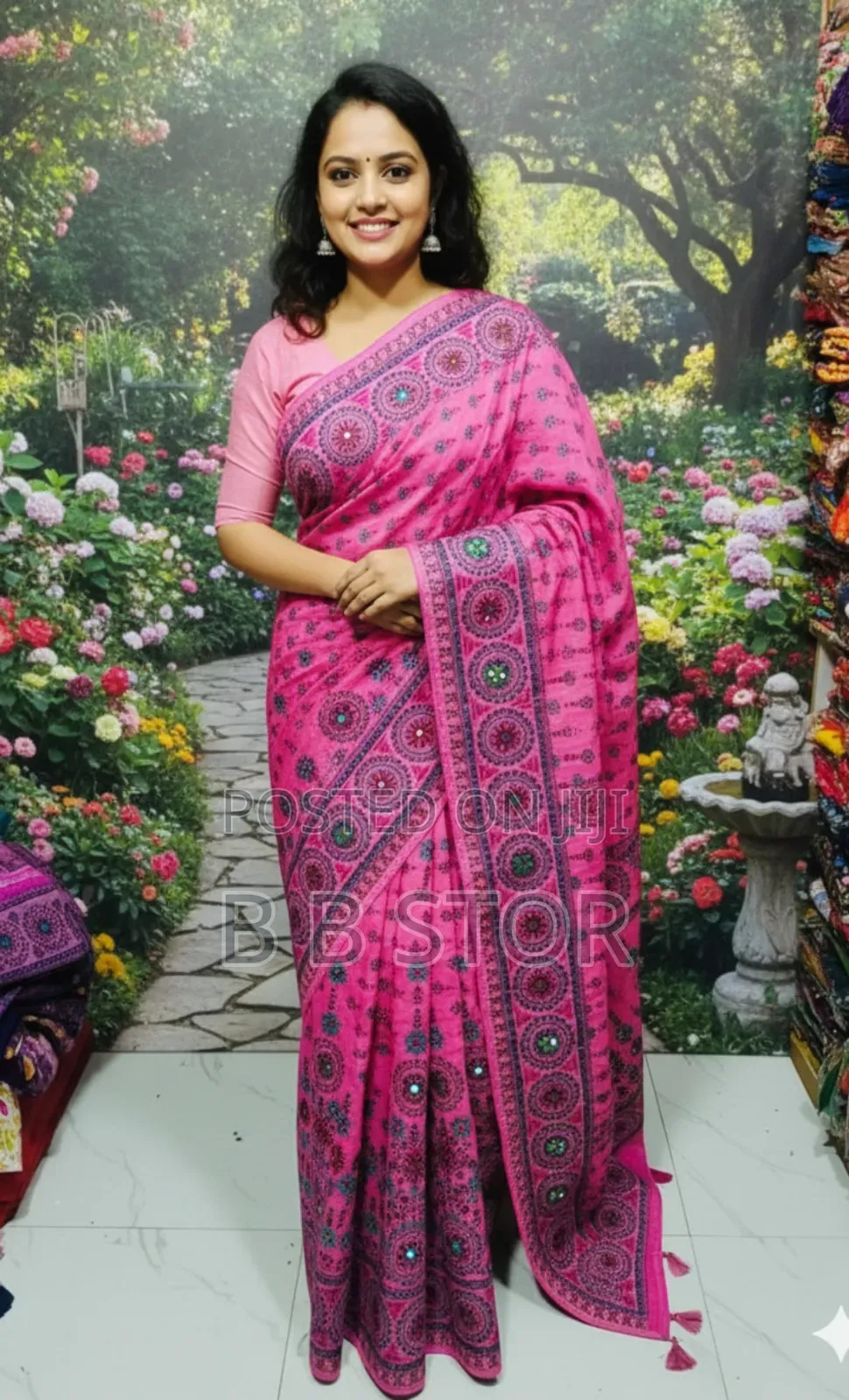 Premium Silk Boutique Skin Print Shari নতুন আপডেট