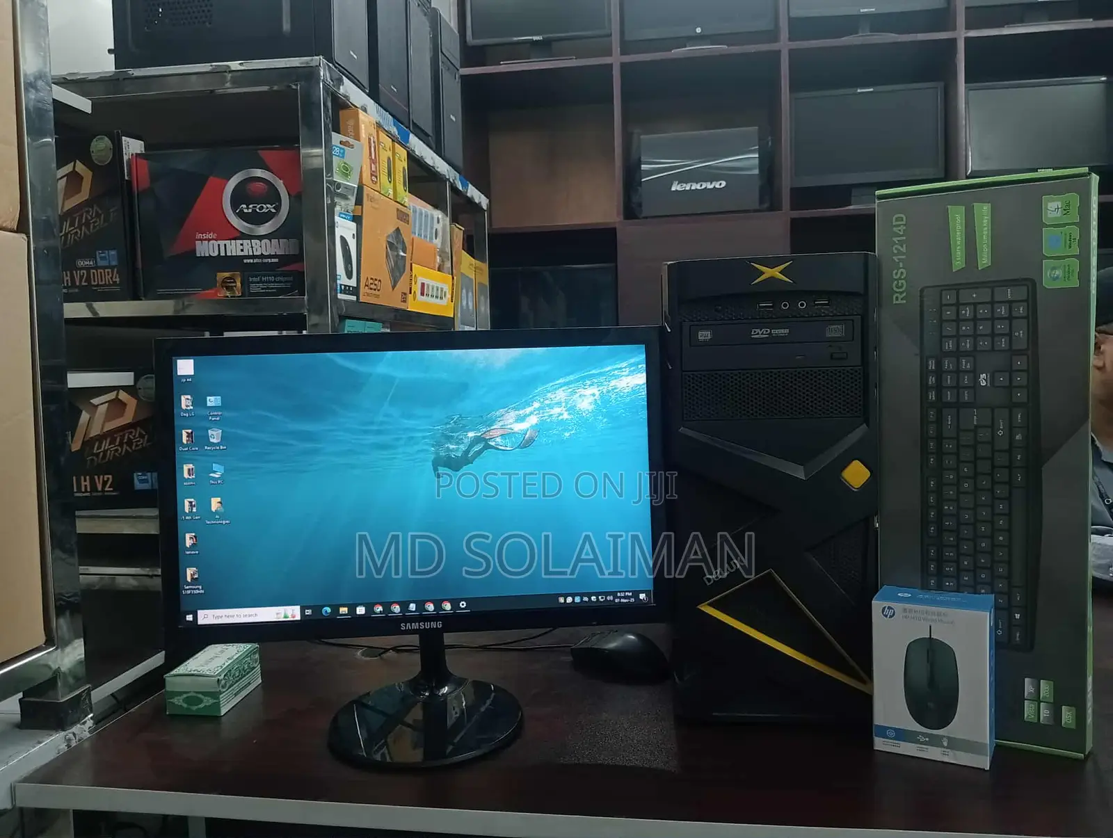 Desktop Computer 8GB Intel Core I3 SSD 128GB