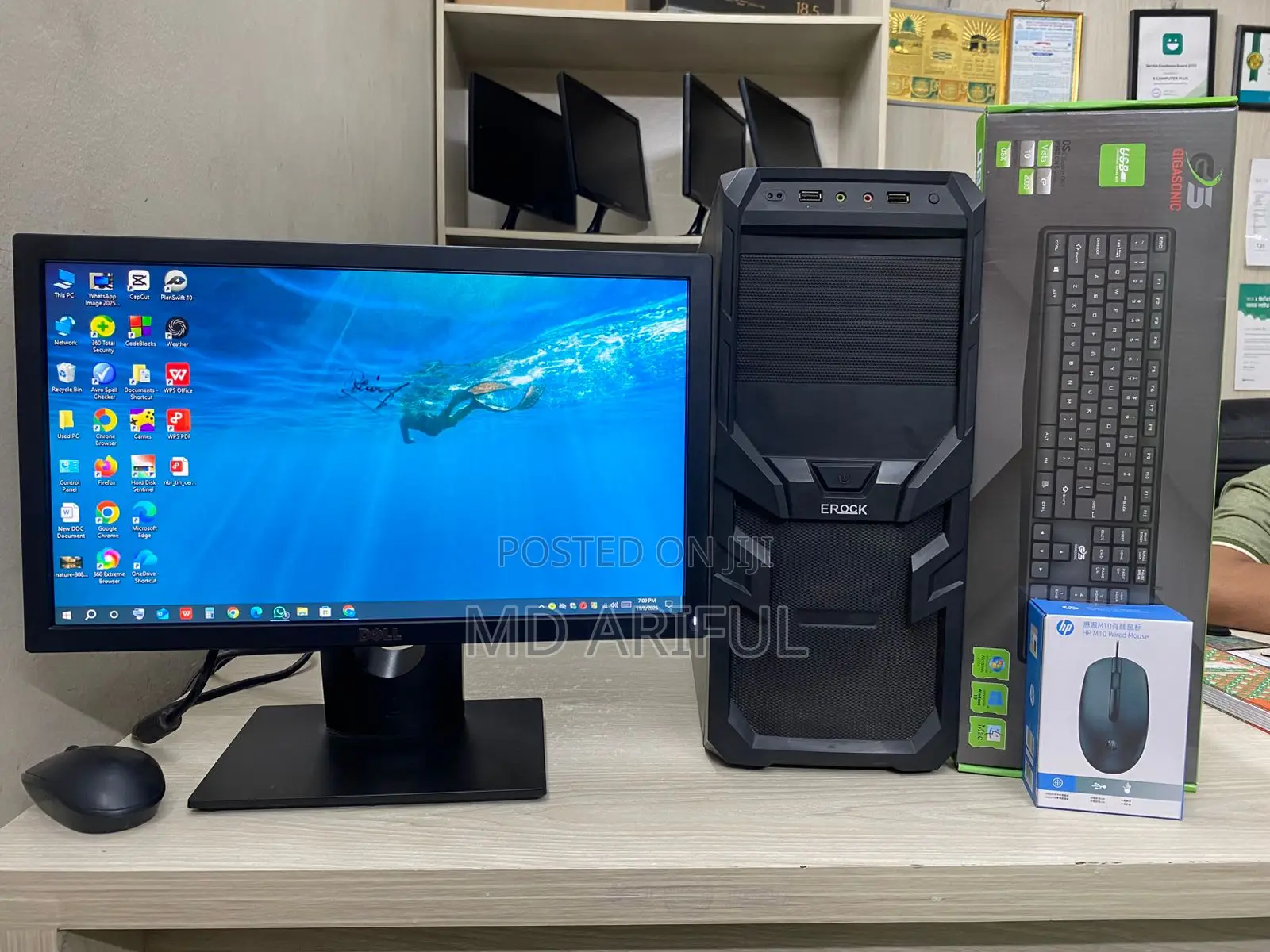 Desktop Computer 4GB Intel Core I3 SSD 128GB