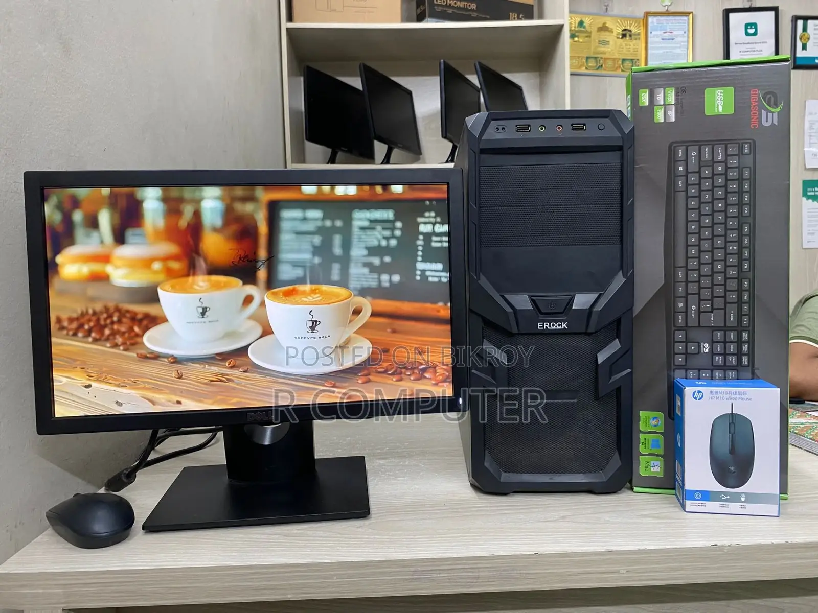 Desktop Computer 4GB Intel Core I3 SSD 128GB