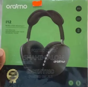 Photo - Oraimo I 12 Wireless Headphone - Blac