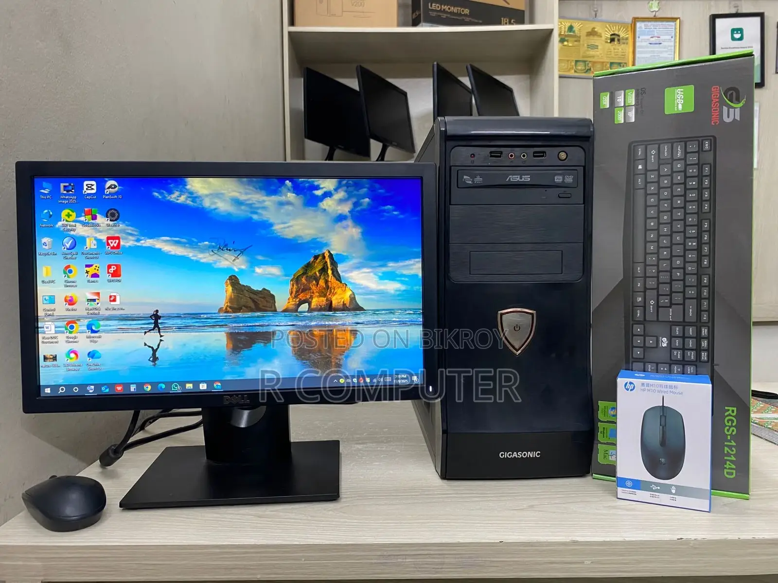 Desktop Computer 4GB Intel Core I5 SSD 256GB