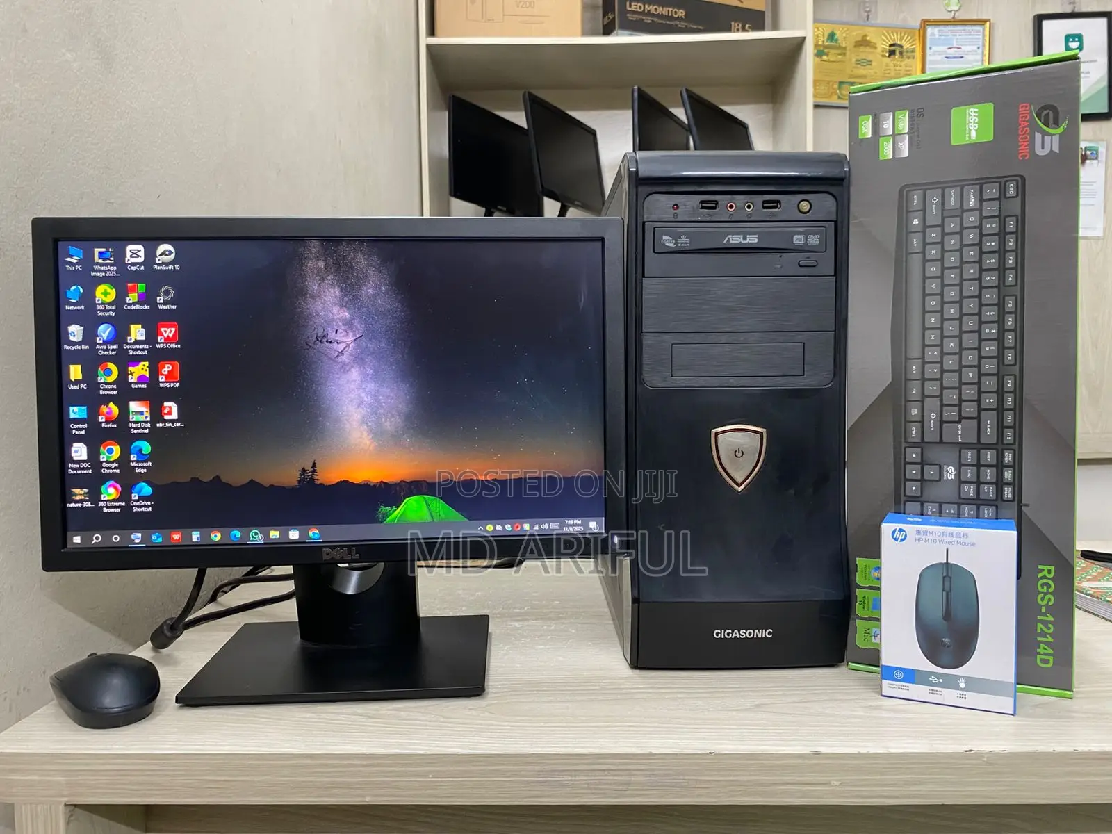 Desktop Computer 4GB Intel Core I5 SSD 256GB