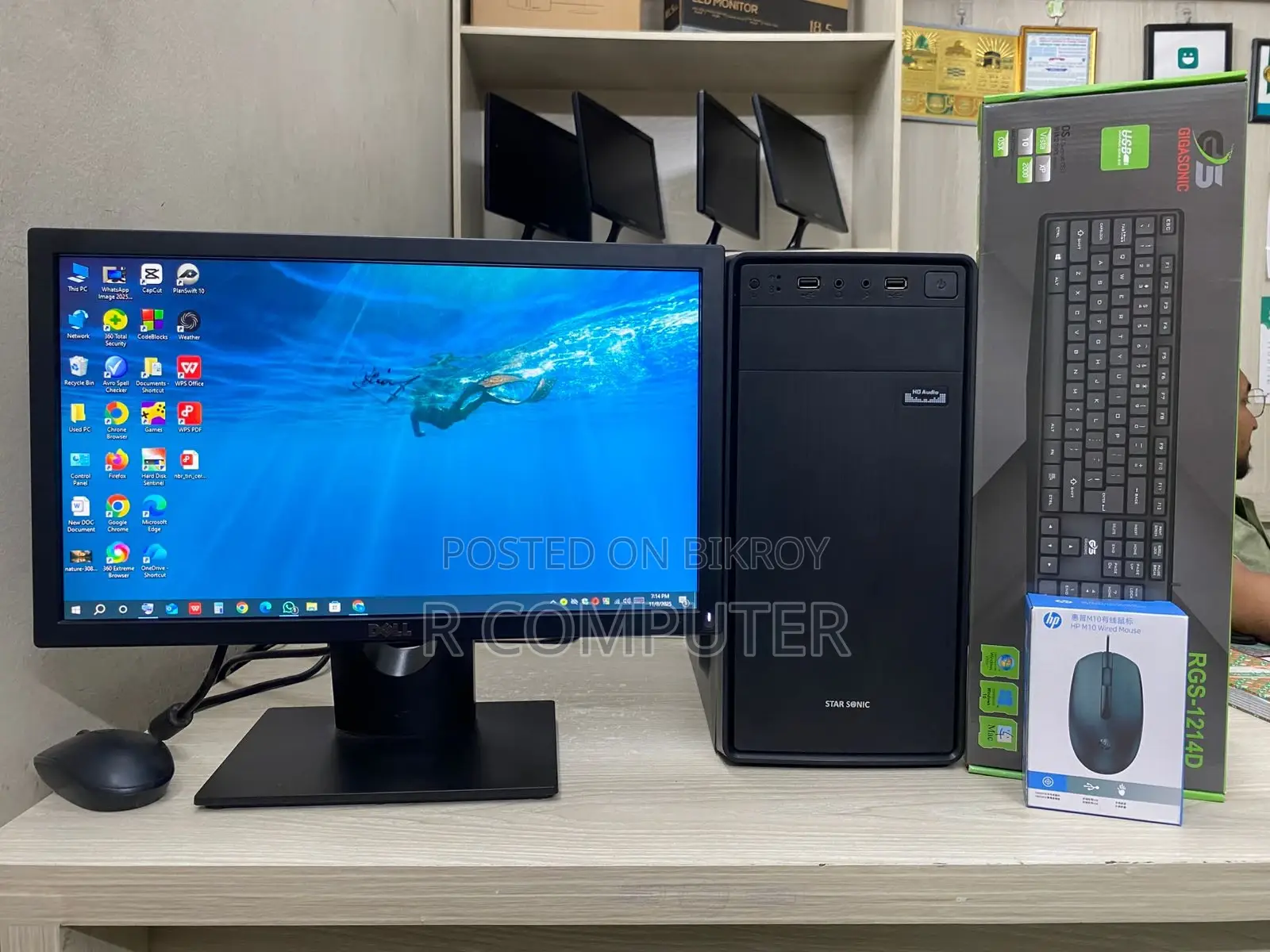 Desktop Computer 8GB Intel Core i5 SSD 256GB