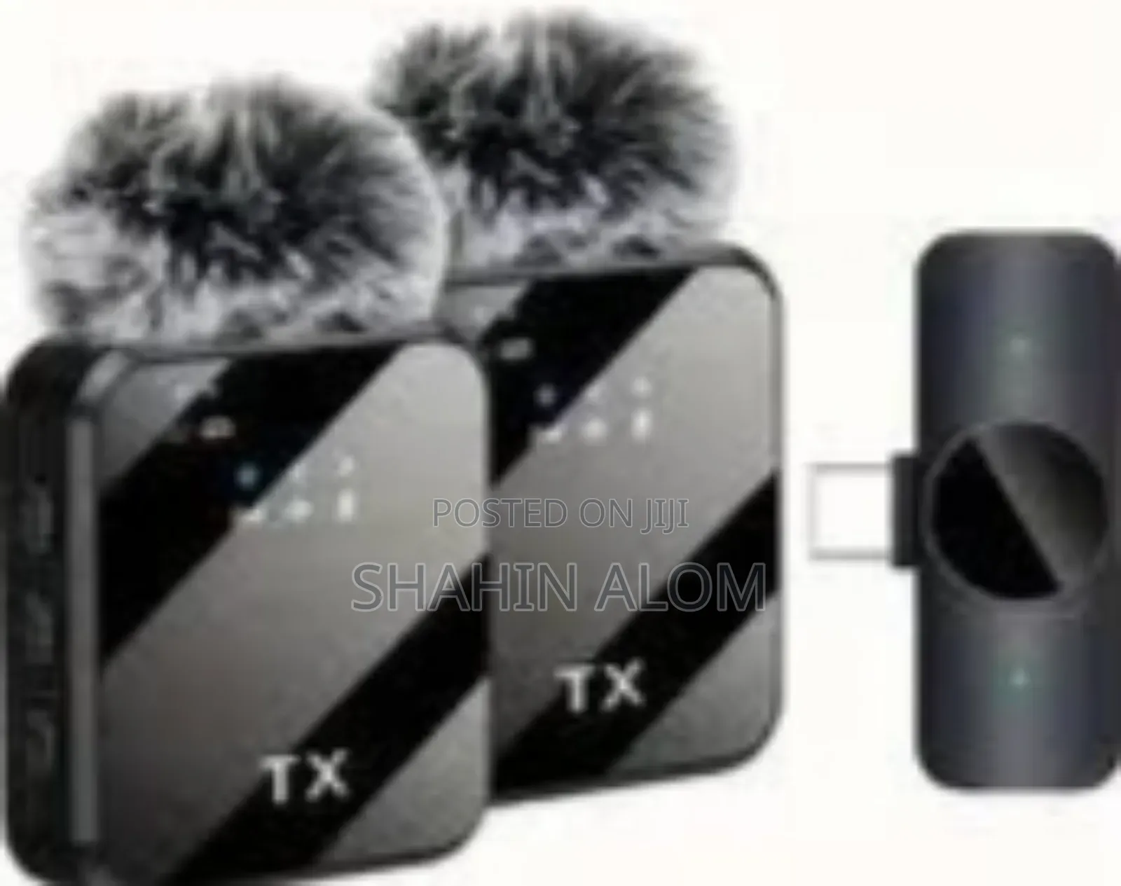 Wireless Lavalier Microphone 3 in 1 Mobile Phone Vlog Video Recording