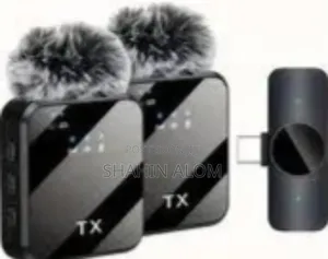 Photo - Wireless Lavalier Microphone 3 in 1 Mobile Phone Vlog Video Recording