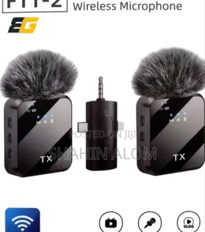 Wireless Lavalier Microphone 3 in 1 Mobile Phone Vlog Video Recording