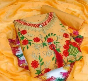 কাশ্মীরী আড়ি এম্ব্রডারী থ্রি-পিচ। 3 Pis Dress