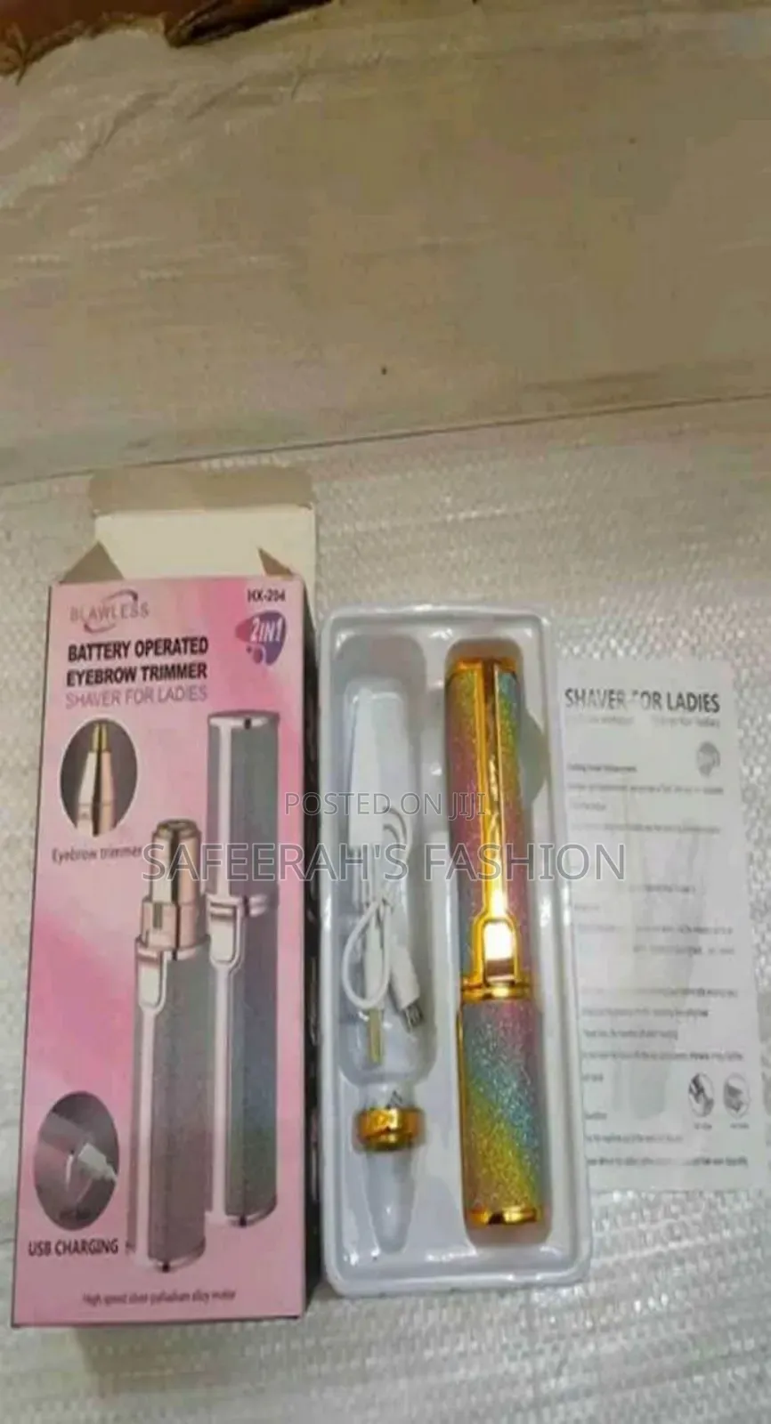 2 in 1 Eyebrow Trimmer(Rechargeable)Jc