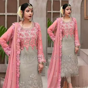 Semi Stiched Georjete 3pis R