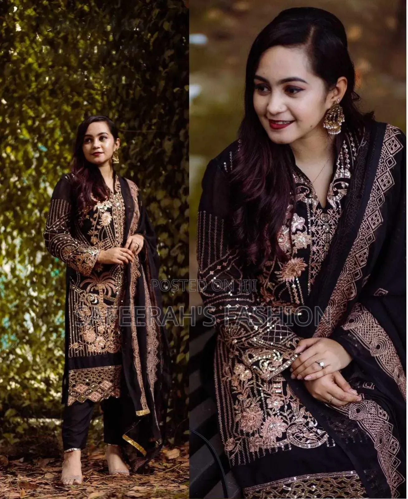 Semi Georgette Heavy Worked 3 Pis R