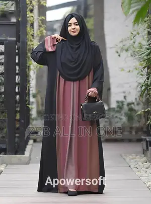 Dubai Cherry Borka 100% Fabric Color Quality Guarantee