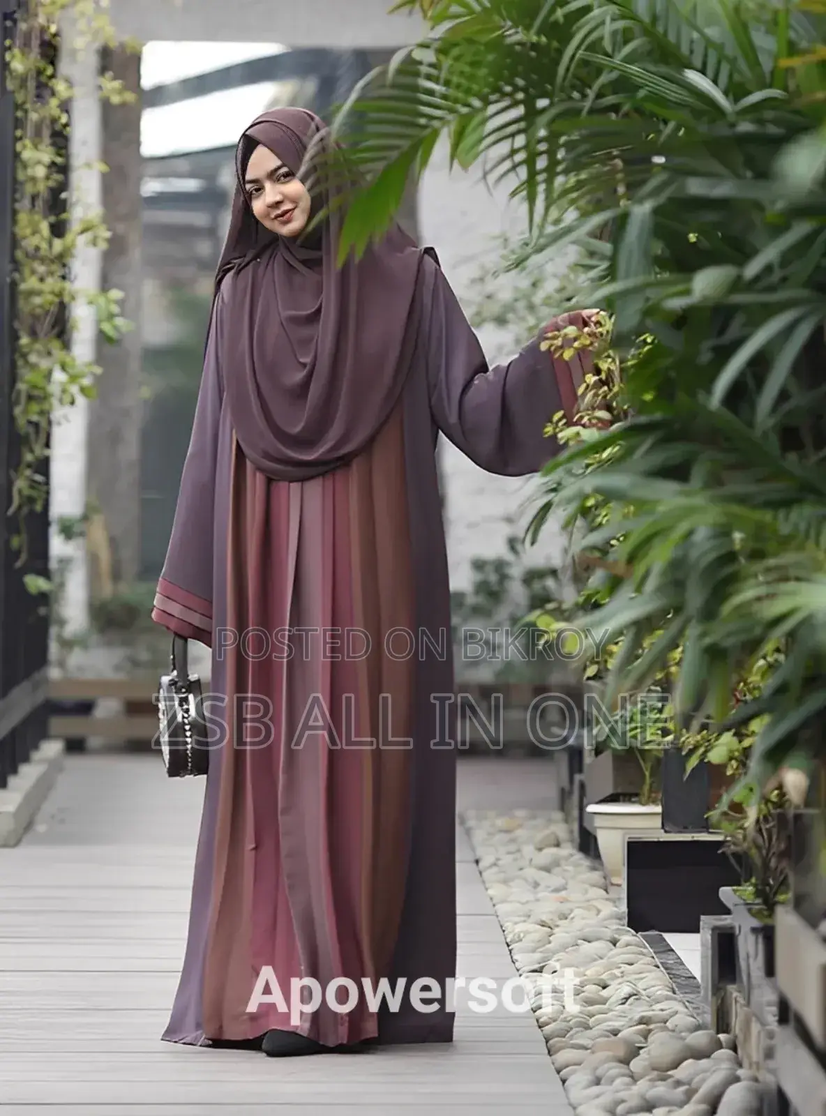 Dubai Cherry Borka 100% Fabric Color Quality Guarantee
