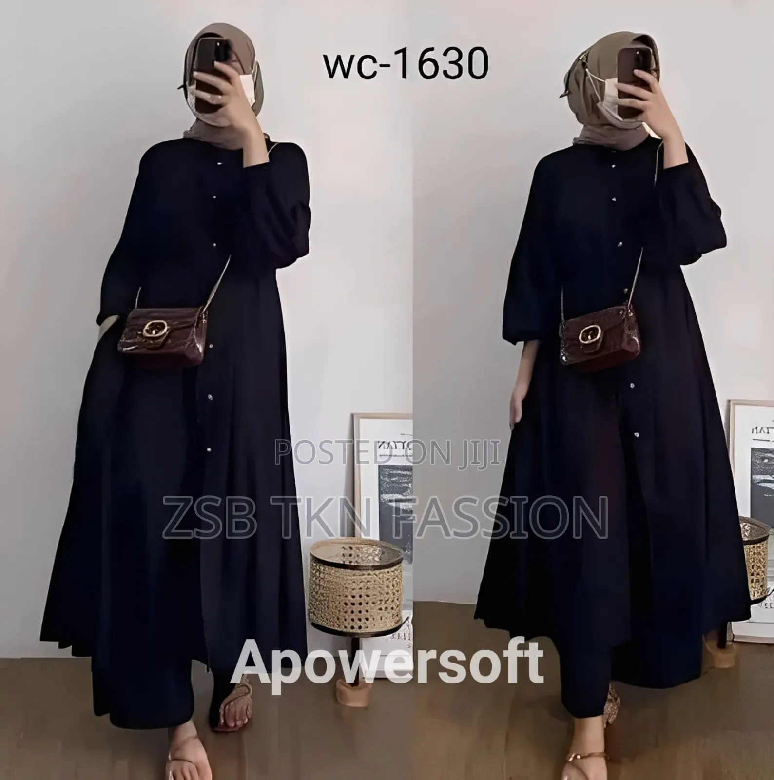 মালেশিয়ান গাউন-(শুধু বোরকা)