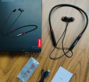 Photo - Lenovo He05x Bluetooth 5.0 Magnetic Neckband Sports Earphones