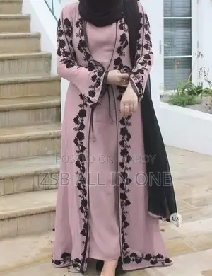 Embroidered Koti Abaya (Abaya Only)