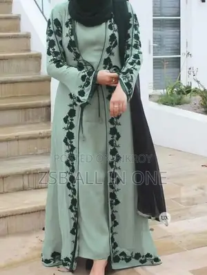 Embroidered Koti Abaya (Abaya Only)