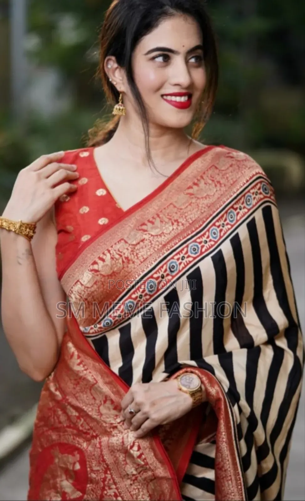 Digital Print Silk Sharee