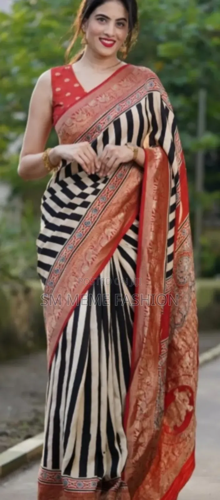 Digital Print Silk Sharee