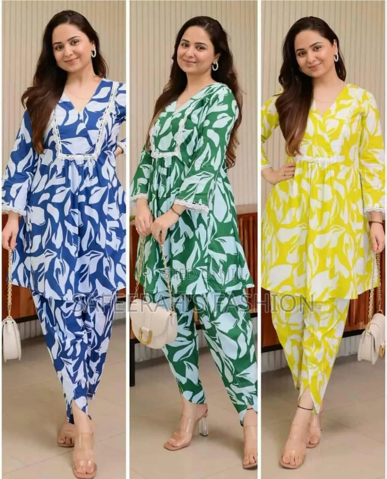 Indian Floral Co-Ord Set 
 R