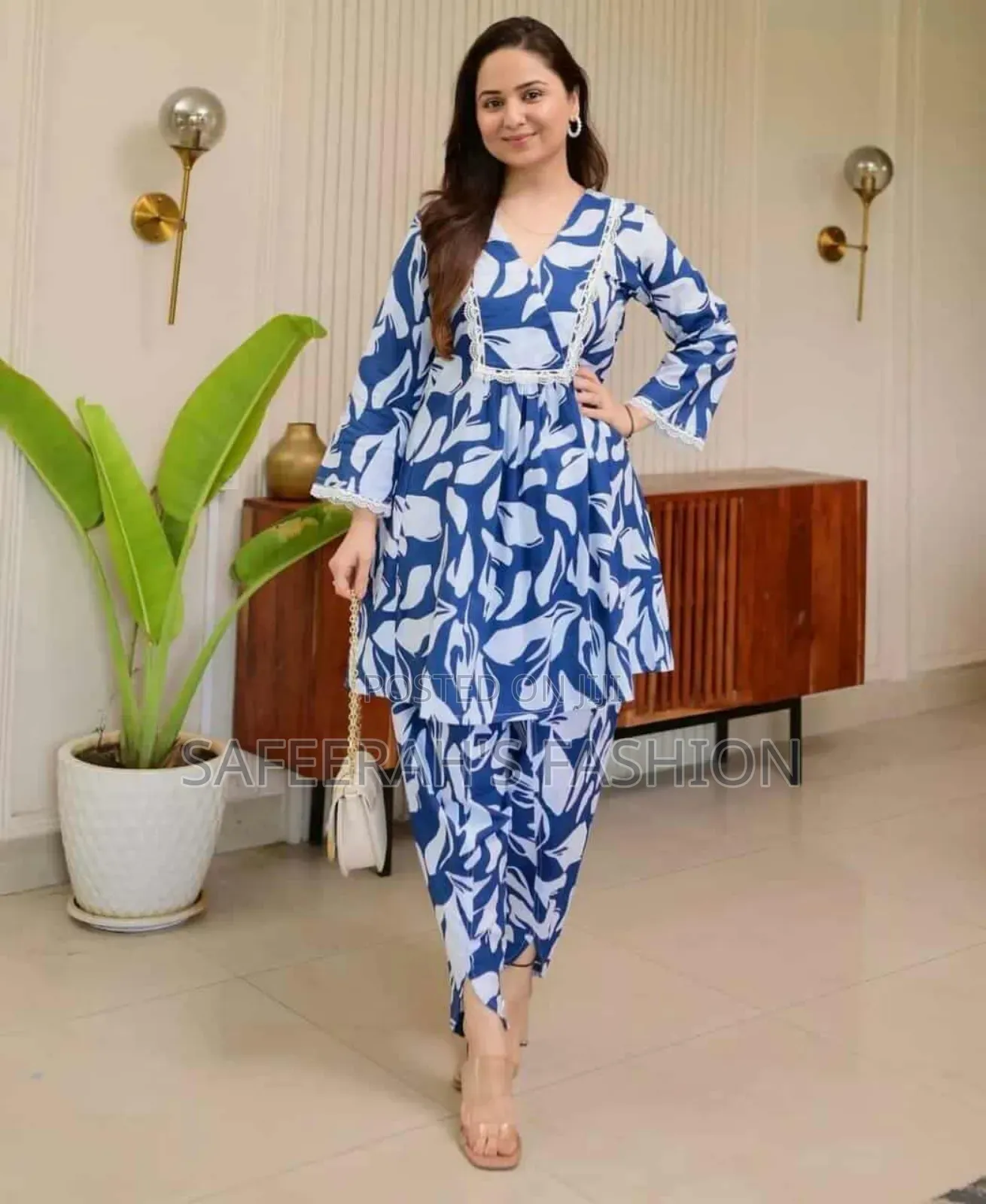 Indian Floral Co-Ord Set 
 R