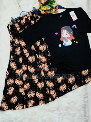 দুবাই চেরি প্রিন্টের স্কার্ট গেঞ্জি সেট
R