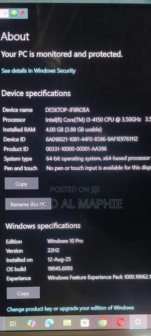 Desktop Computer 4GB Intel Core I3 HDD+SSD 1T