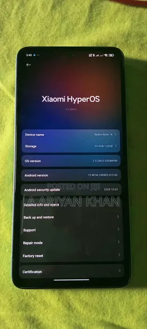 Xiaomi Redmi Note 14 128 GB