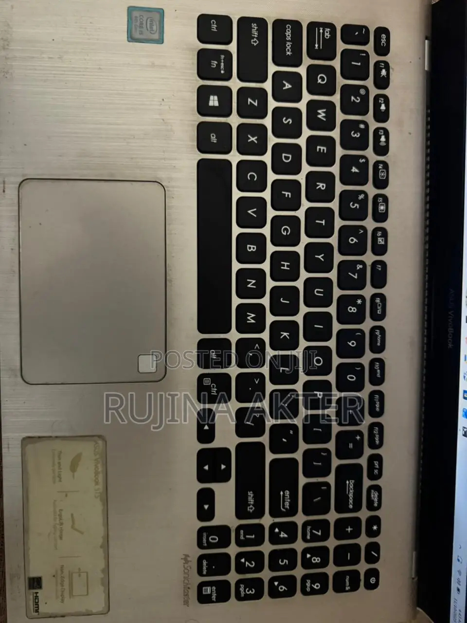 Laptop Asus VivoBook S15 S530UN 8GB Intel Core I5 SSD 128GB