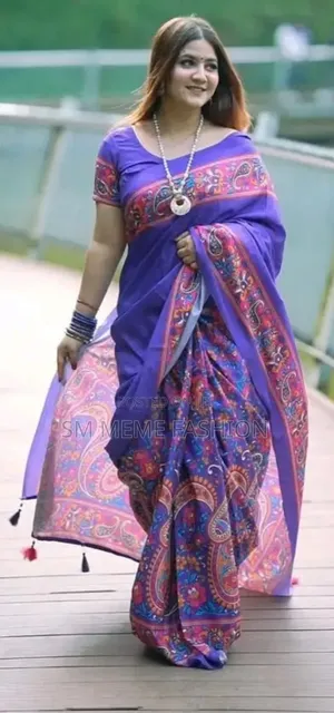 Chanderi Silk Sharee With Blouse Piece