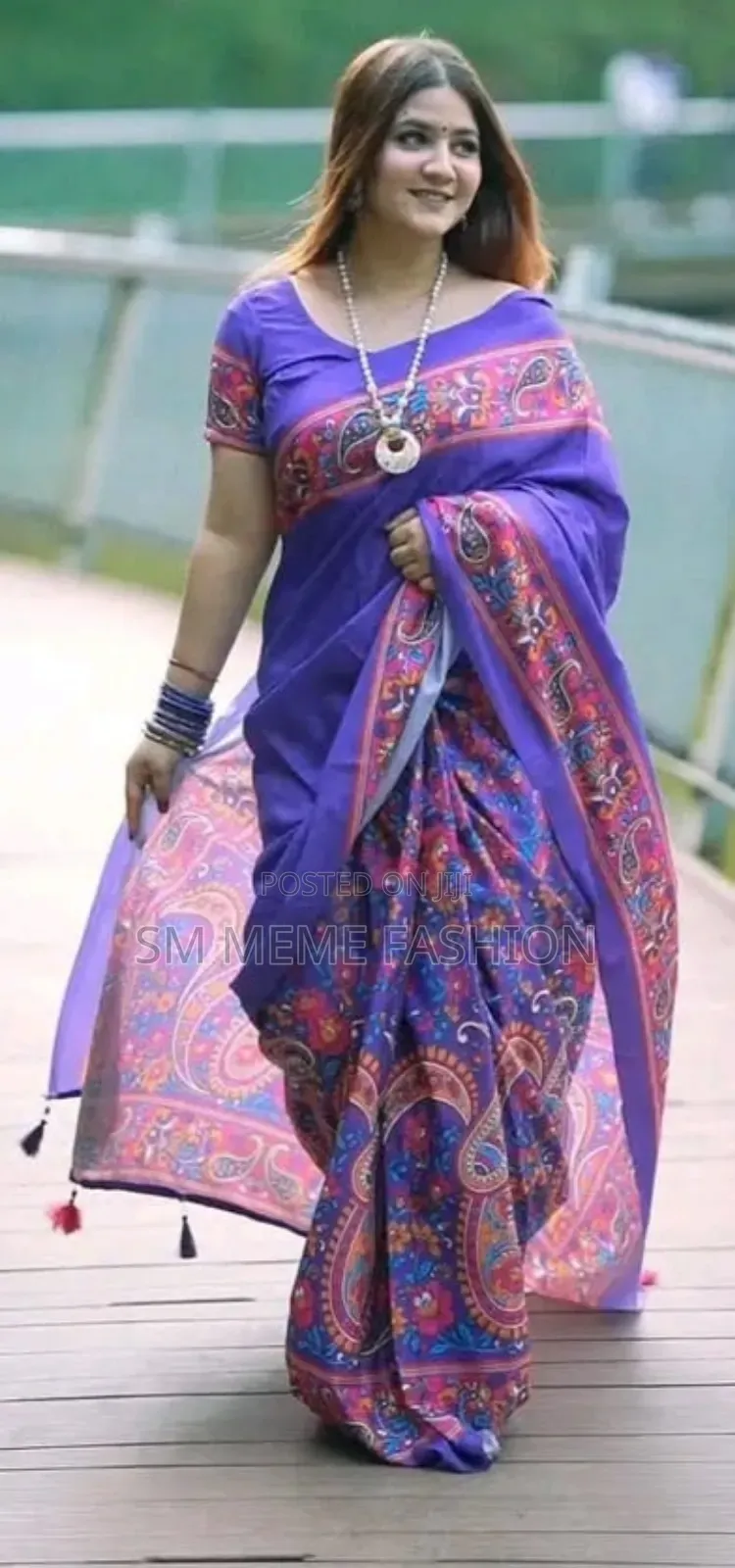 Chanderi Silk Sharee With Blouse Piece