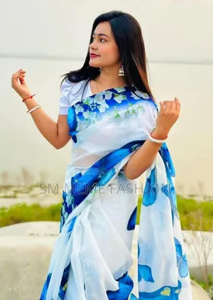 Chanderi Silk Sharee With Blouse Piece
