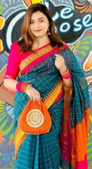হাফ সিল্ক নকশী পার শাড়ি
