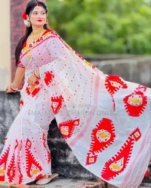 হাফ সিল্ক নকশী পার শাড়ি