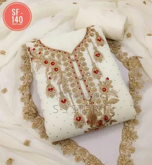 Photo - Embroidary Georjet Three Piece আপডেট